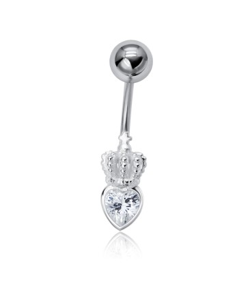 Crown Heart Belly Piercing BP-1967